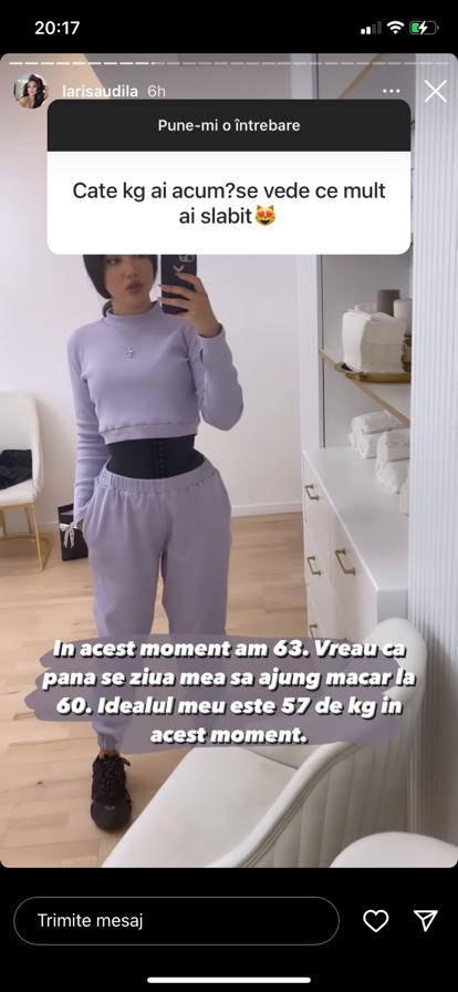 Larisa Udilă Cât de mult a reușit să slăbească Larisa Udilă după ce a rămas cu 30 de kg după sarcină! „E obligatoriu să ai ambiție”