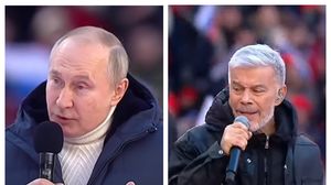 Ce s-a cântat la concertul lui Putin! Versurile care ridică semne de întrebare: „Ucraina, Crimeea, Belarus și Moldova, asta-i țara mea!″