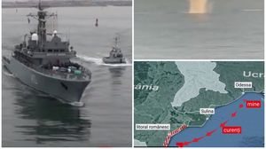 Rușii anunță pericol în Marea Neagră: Sute de mine plutesc în derivă! Autoritățile române au emis alertă