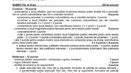 Simulare Bacalaureat 2022. Barem de corectare