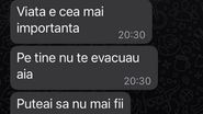 Mesajele pe care i le-a trimis Simona lui Liviu Puștiu