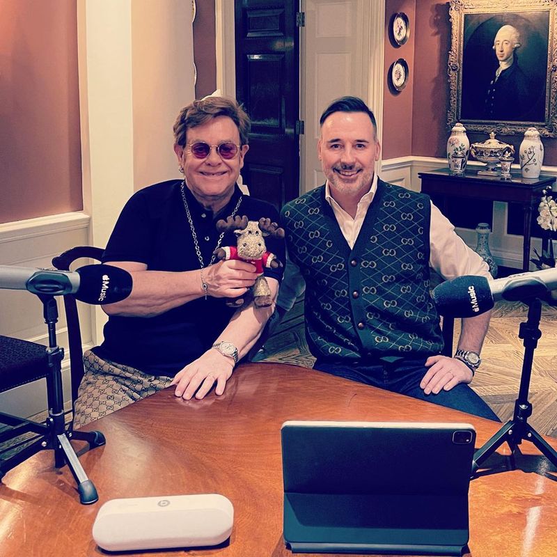 Elton John si sotul lui