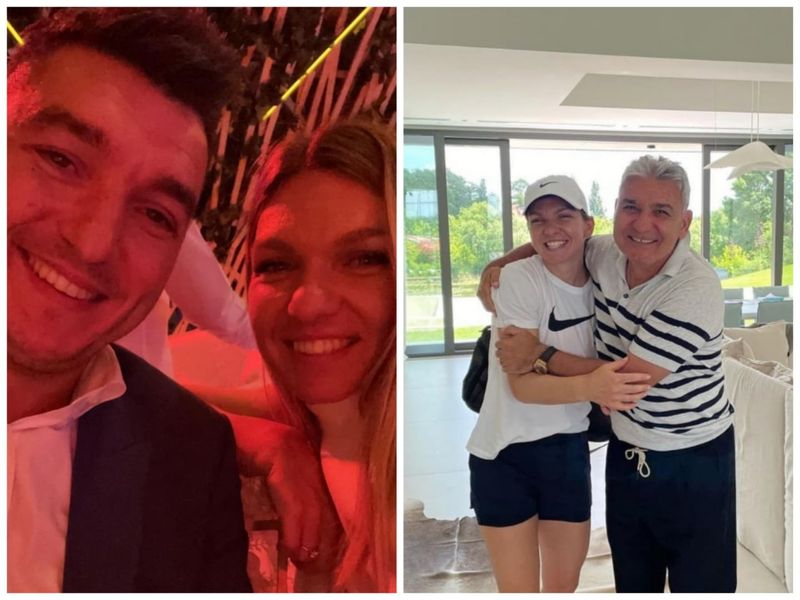Simona Halep &icirc;și sărbătorește tatăl