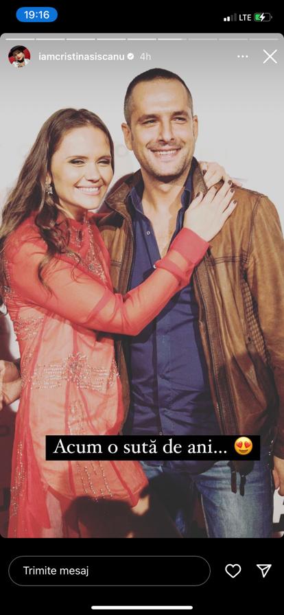 &bdquo;Acum o sută de ani&hellip;&rdquo; Cristina Șișcanu, imagine de colecție alături de Mădălin Ionescu!