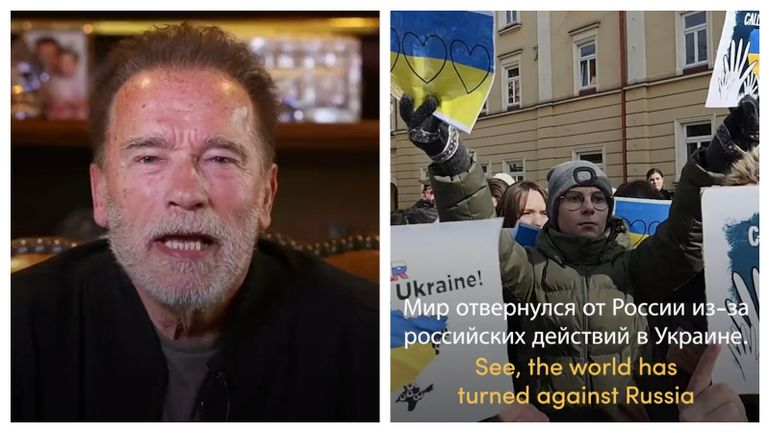 Cine îi declară război lui Arnold Schwarzenegger, după ce a criticat armata lui Putin: „Ești un prădător și un inamic”