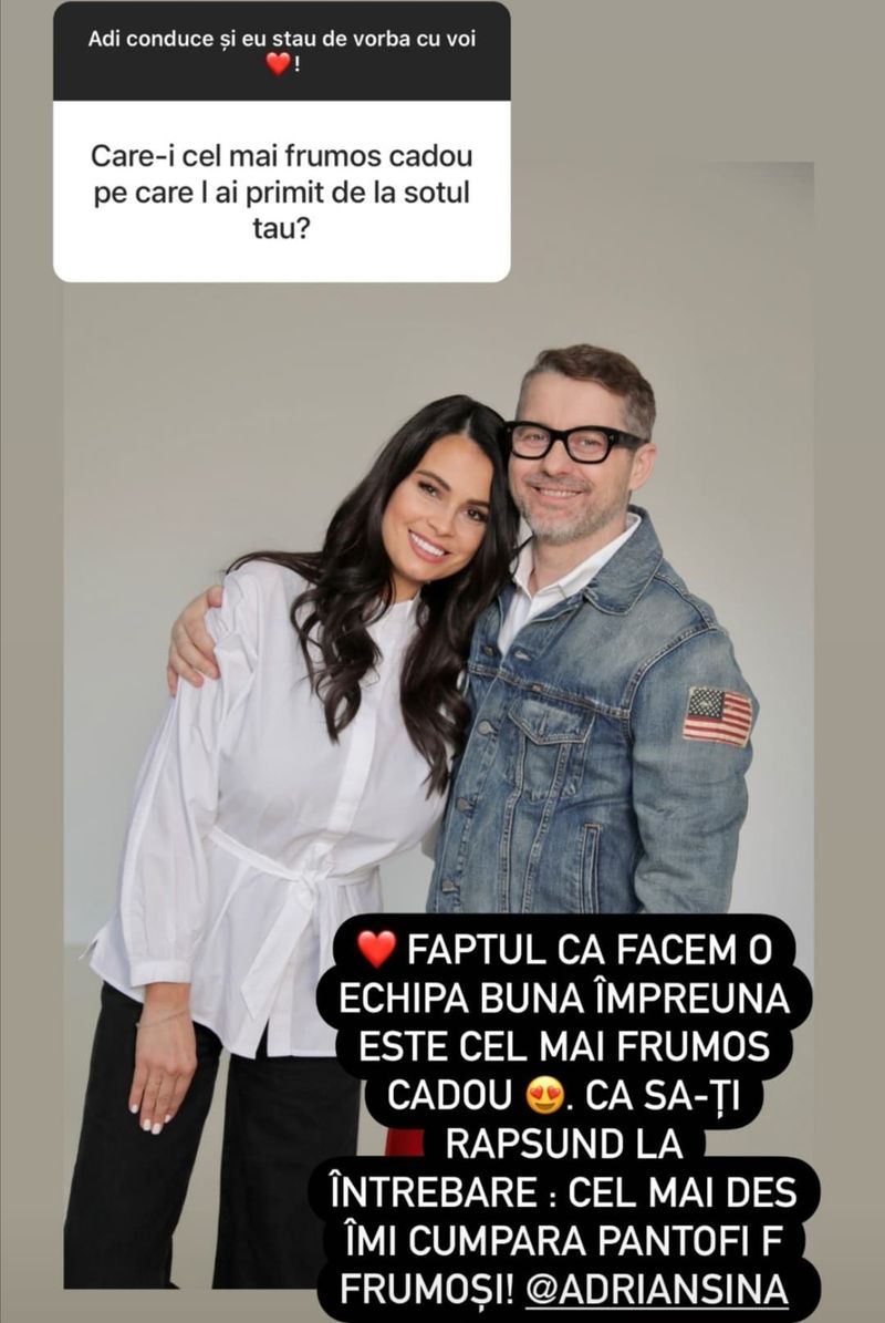Anca Serea, răsfățată de Adi Sînă