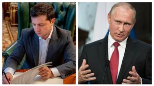 Zelenski și Putin 