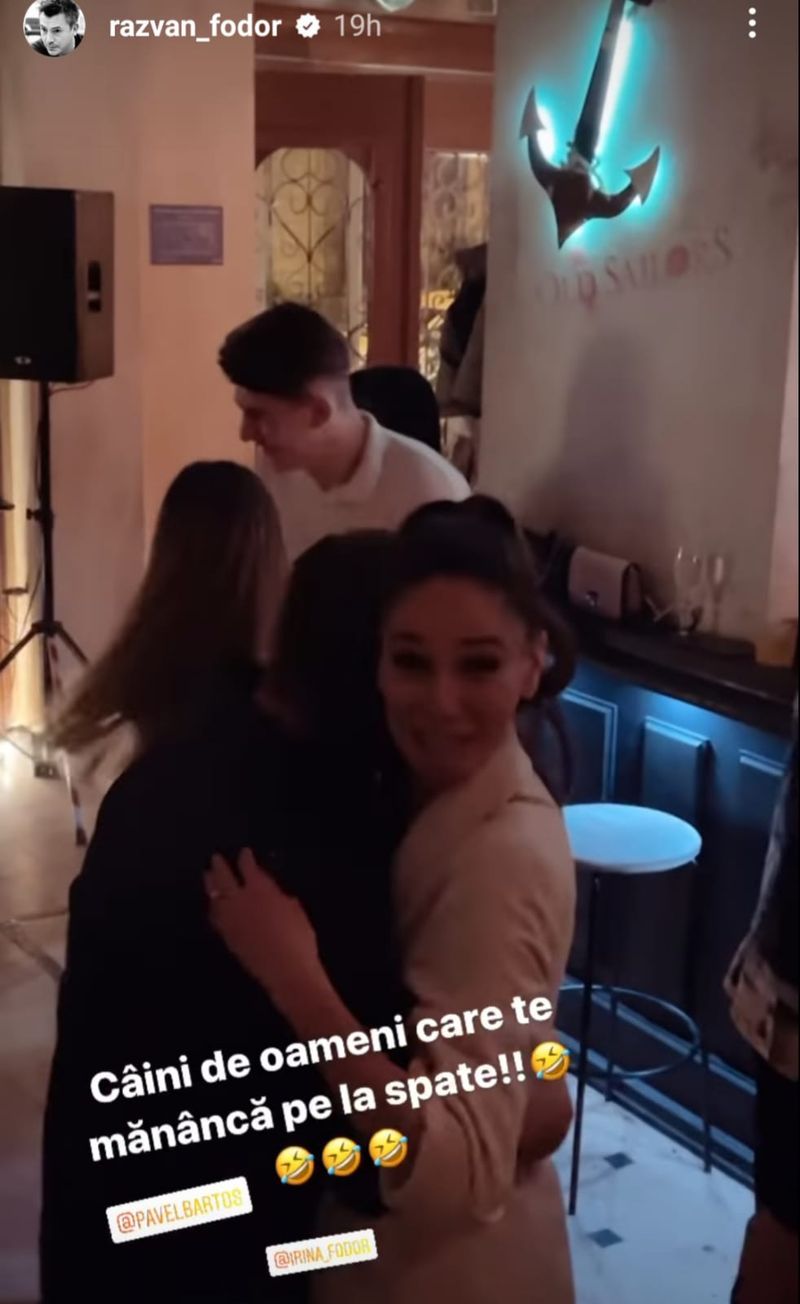 Irina Fodor, surprinsă &icirc;n brațele lui Pavel Bartoș