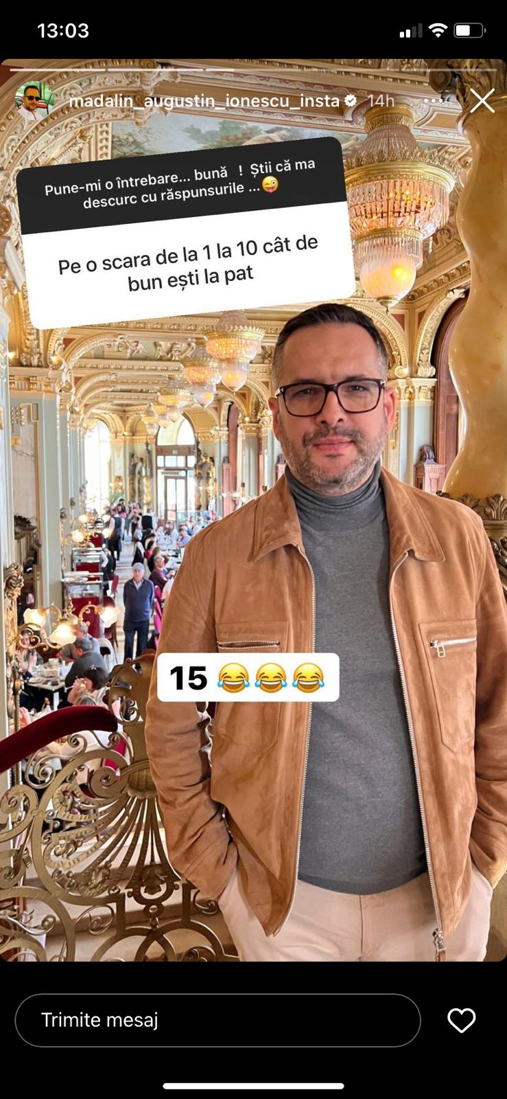 &bdquo;C&acirc;t de bun ești la pat?&rdquo; Mădălin Ionescu, detalii despre viața intimă! Prezentatorul TV a dat tot din casă