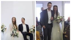 Un cuplu de refugiați s-a căsătorit în România! Cei doi tineri și-au unit destinele într-o biserică din Botoșani: „Suntem recunoscători poporului român”