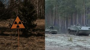Soldații ruși au trecut nepăsători cu tancurile, prin cea mai contaminată zonă de la Cernobîl „Au ridicat mult praf toxic în urma lor”