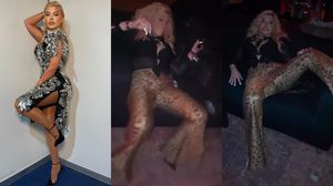 După ce a făcut un show de excepție, Loredana Groza a comis-o din nou pe canapea! Artista, mișcări lascive într-un club de fițe