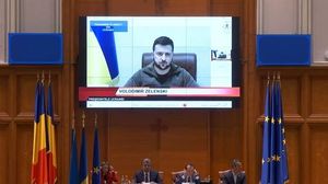 Gafă de proporții la Parlamentul României, în timpul discursului lui Zelenski! Ce s-a întâmplat și cine va răspunde pentru incident