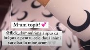 Cadoul inedit pe care Flick i l-a făcut Denisei Filcea, după ce a aflat că îl va face tată: „M-am topit”. Ce reprezintă, de fapt