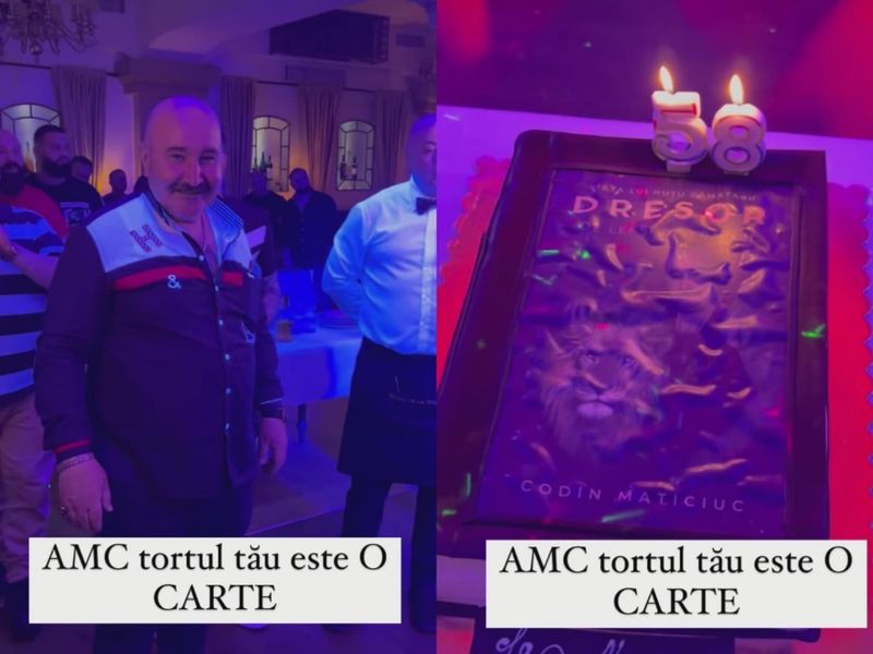 Codin Maticiuc, alături de Nuțu Cămătaru la aniversarea a 58 de ani