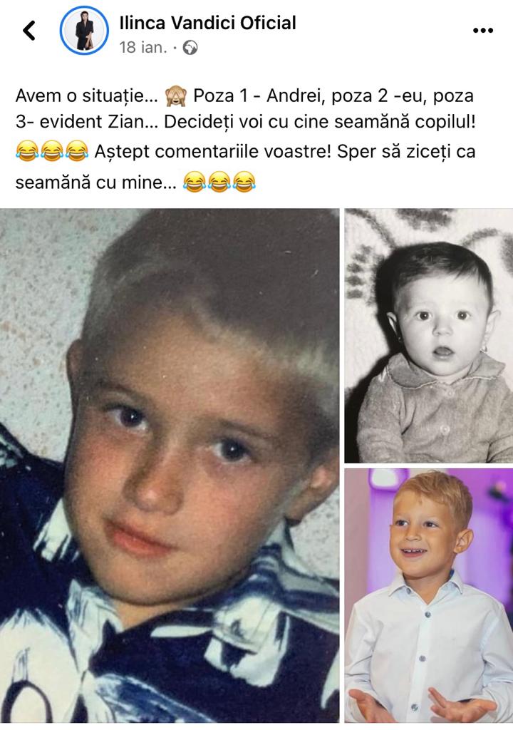 Cum arată Zian, fiul Ilincăi Vandici. Iată cu cine seamănă băiețelul