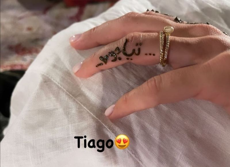 Gabriela Prisăcariu s-a tatuat