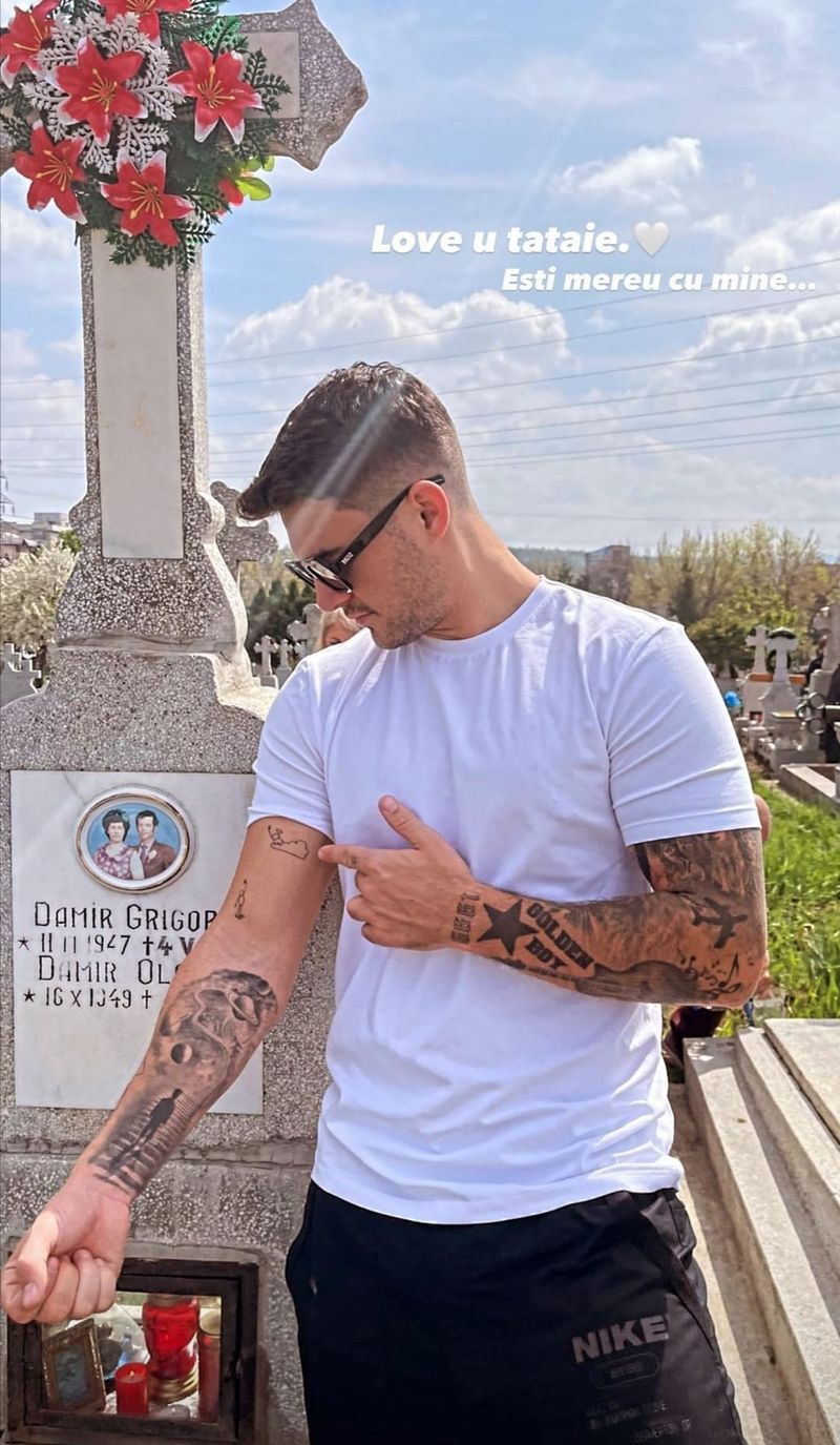 Mario Fresh, &icirc;n cimitir, la căpăt&acirc;iul celui mai important om din viața sa