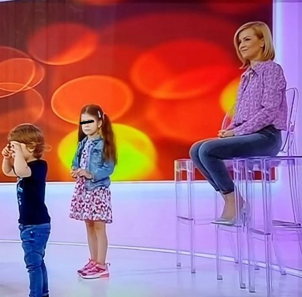 Simona Gherghe, prima apariție la TV cu cei doi copii