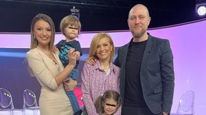 Simona Gherghe, prima apariție la TV cu cei doi copii