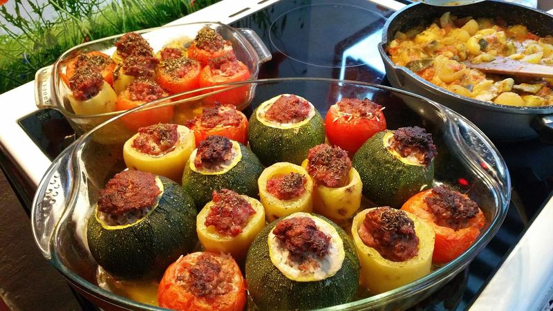 Ardei umpluți cu legume