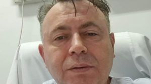 Nelu Tătaru pe patul de spital 
