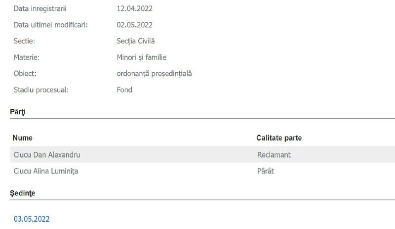 Dovada că Alina Sorescu și Alexandru Ciucu s-au separat Alina Sorescu și Alexandru Ciucu au ajuns la tribunal