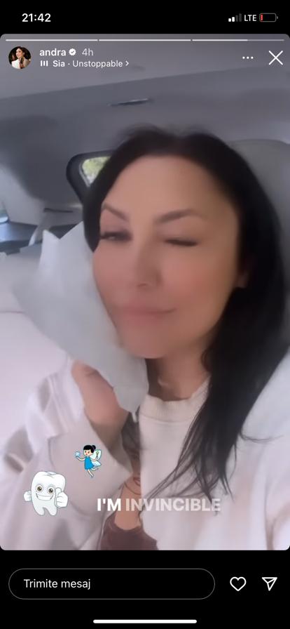 Andra a ajuns de urgență la medic. Cu ce problemă de sănătate se confruntă artista „Toată lumea mă sperie”