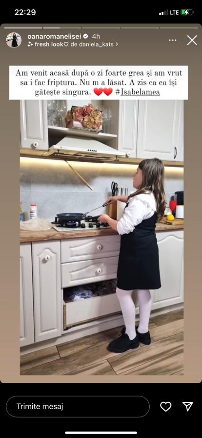 Oana Roman, tare m&acirc;ndră de fiica ei. Ce a făcut Isa c&acirc;nd mama ei a ajuns acasă de la spital