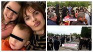 Iuliana și cei doi copii, conduși pe ultimul drum
