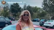 Loredana Groza, mișcări lascive pe o mașină de lux. Artista și-a lăsat fanii mască din nou