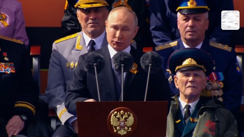 Putin a sărbătorit 9 mai fără o victorie importantă, dar a lansat noi acuzații către Vest
