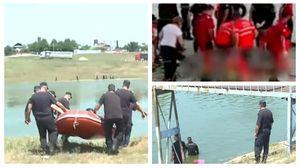 Imagine de la locul tragediei  Primele rezultate ale necropsiei celor doi copii înecați la Bacău