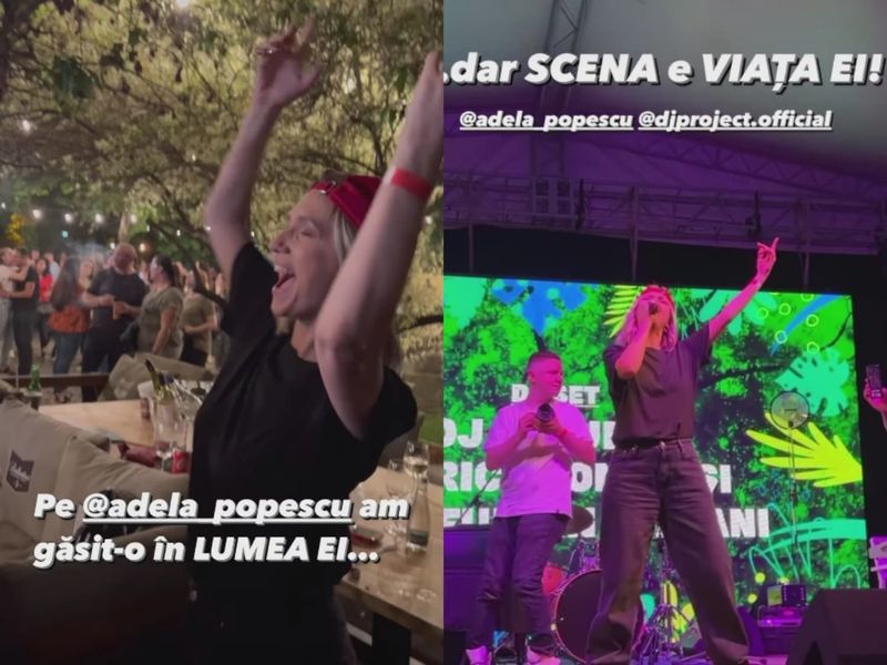 Adela Popescu a urcat din nou pe scenă