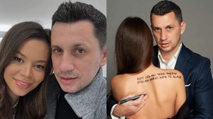 Denisa Filcea, uimită de surpriza matinală făcută de soțul ei