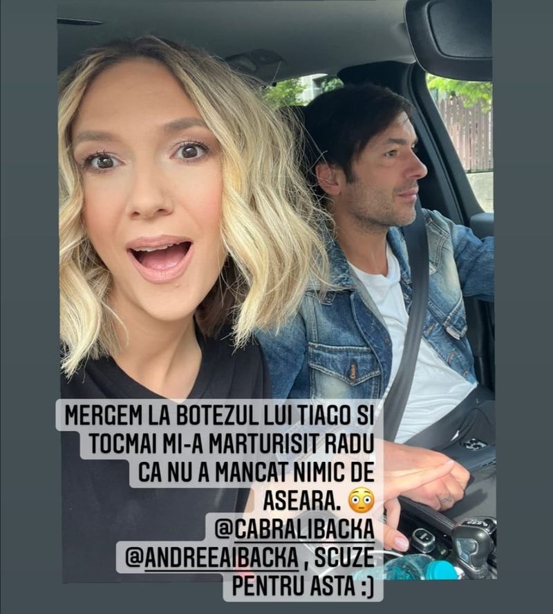 Soții Ibacka, avertizați de Adela Popescu, în ziua creștinării lui Tiago