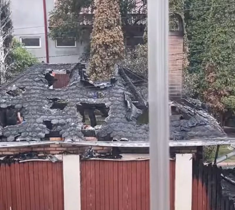 Incendiul nu a provocat victime