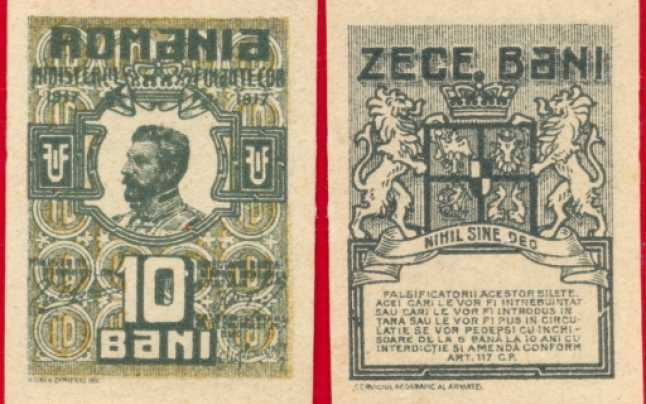 Bancnota de 10 bani, cea mai mică bancnotă din lume