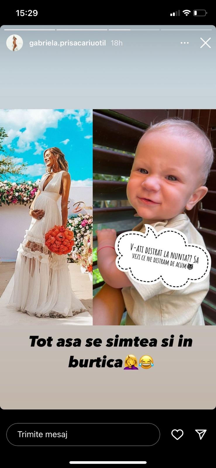 „Tot așa se simțea” Gabriela Prisăcariu, dezvăluiri din ziua nunții! Soția lui Oțil a recunoscut abia acum