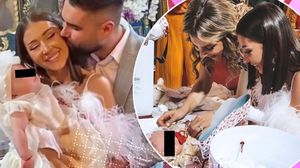 Nicole Cherry și-a botezat fetița în ziua în care a spus marele "DA". Primele imagini de la dublul eveniment