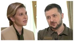 Olena Zelenska, mesaj dur pentru invadatorii ruși: „Nimeni nu-mi ia soțul de lângă mine”.  Ea și Zelenski, primul interviu împreună de la izbucnirea războiului