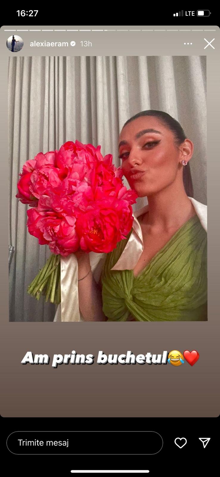 Alexia Eram a prins buchetul! Fiica Andreei Esca și Mario Fresh urmează să facă pasul cel mare?