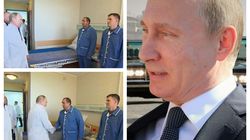 Vladimir Putin, în vizită la soldații ruși răniți pe frontul din Ucraina! Este pentru prima dată de la începutul războiului