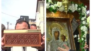 Cum arată icoana făcătoare de minuni din Grecia, care a fost adusă la Sibiu? Se spune că este ”nefăcută de mâna omenească”