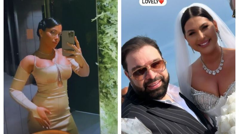 Betty Salam, surpriză la nunta tatălui ei