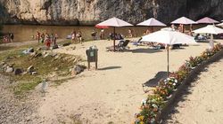 Plaja sălbatică de lângă Oradea care arată ca în Thailanda. Iată unde se află mai exact unul dintre cele mai uimitoare locuri din România