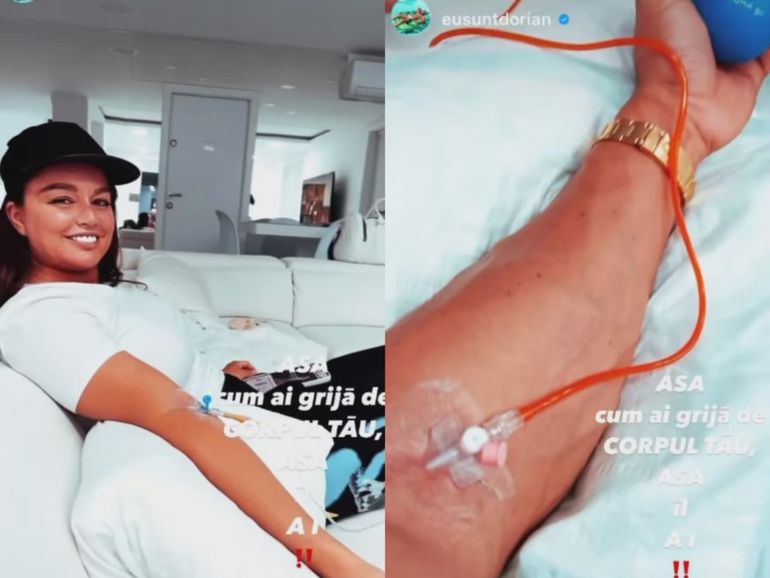 Dorian Popa a ajuns la perfuzii! Imaginea cu care și-a îngrijorat fanii. Ce s-a întâmplat cu artistul