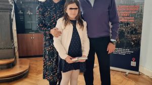 Oana Roman și fiica sa, întâlnire special cu Petre Roman