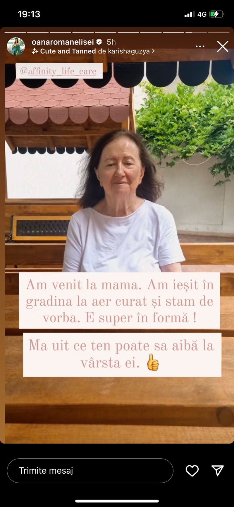 Mioara Roman, apariție neașteptată pe Instagram! Oana Roman le-a arătat internauților cu arată mama ei după ce a fost externată din spital: &bdquo;E super &icirc;n formă&rdquo;