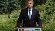 Gafa de proporții în timpul vizitei lui Klaus Iohannis de la Kiev! Greșeala care a apărut la pupitrul președintelui României